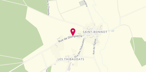Plan de A Votre Service 58, Le Bourg, 58700 Saint-Bonnot
