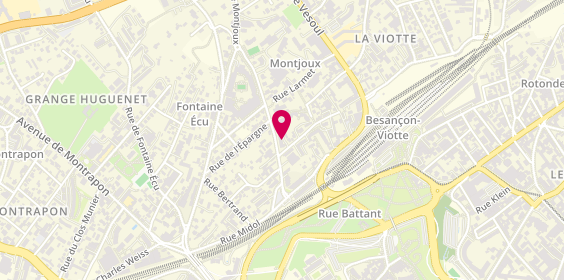 Plan de Entreprise Bruno, 1 Rue Lucien Febvre, 25000 Besançon