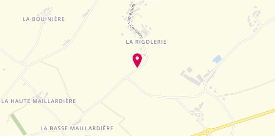 Plan de Nuances et Matieres, 305 Route des Cerisiers la Rigolerie, 44430 Le Loroux-Bottereau