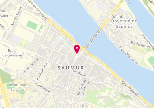 Plan de Saumur Multi-Services, 26 Place Bilange, 49400 Saumur