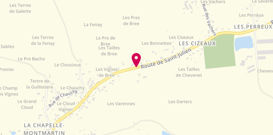 Plan de Tourlet Didier, 38 Route Saint Julien, 41320 La Chapelle-Montmartin