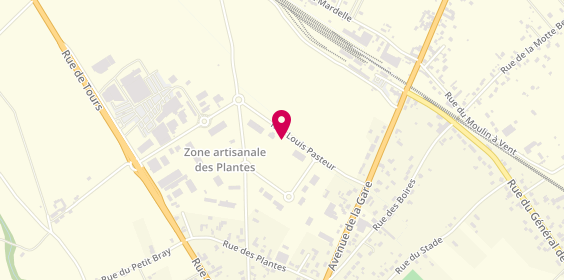Plan de SAS P.M.P, Zone Artisanale Les Plantes Rue Louis Pasteur, 41140 Noyers-sur-Cher