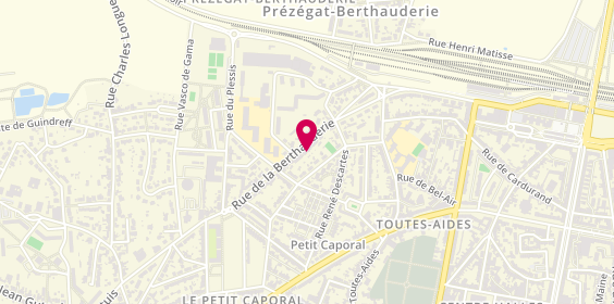 Plan de Lalideco, 15 Rue de la Berthauderie, 44600 Saint-Nazaire