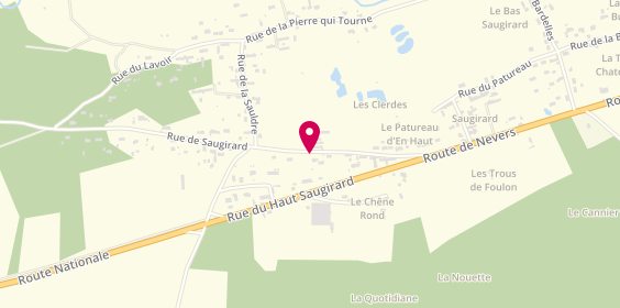 Plan de CHESNEAU Cédric, 36 Rue de Saugirard, 41130 Selles-sur-Cher