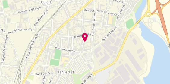 Plan de BEAUCLAIR Philippe, 18 Rue Edouard Vaillant, 44600 Saint-Nazaire