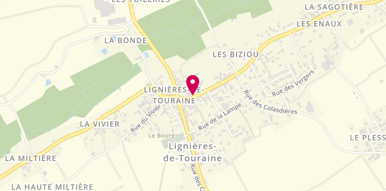 Plan de QUARESMA Mickaël, 7 Rue de Villandry, 37130 Lignières-de-Touraine