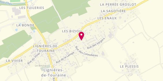Plan de FERREIRA Mickaël, 9 Impasse des Morilles, 37130 Lignières-de-Touraine