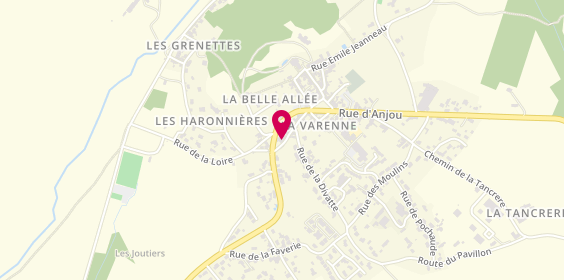 Plan de MP déco, 130 Rue de la Durvallière, 49270 Orée-d'Anjou