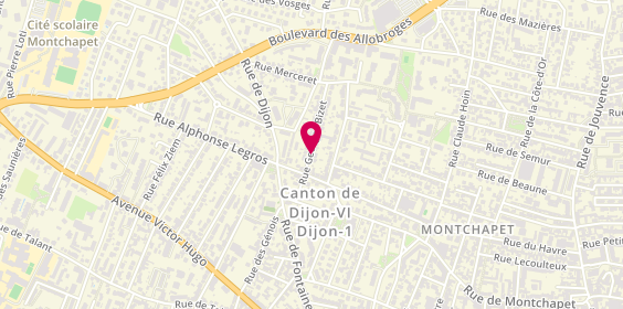 Plan de REISS Remy, 14 Rue Georges Bizet, 21000 Dijon