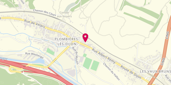 Plan de A.J.M, 11 Bis Rue Albert Rémy, 21370 Plombières-lès-Dijon