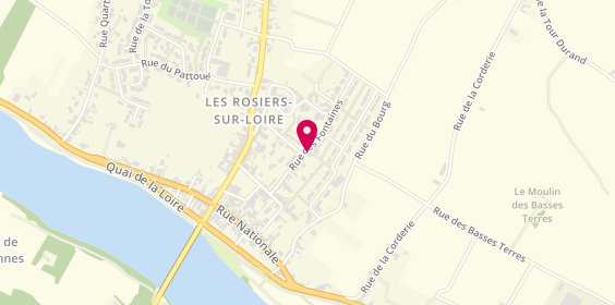 Plan de QUELEN Vincent, 16 Rue des Fontaines, 49350 Les Rosiers-sur-Loire