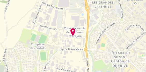 Plan de Delmas SAS, 7 Rue des Champs Aux Fèves, 21121 Fontaine-lès-Dijon