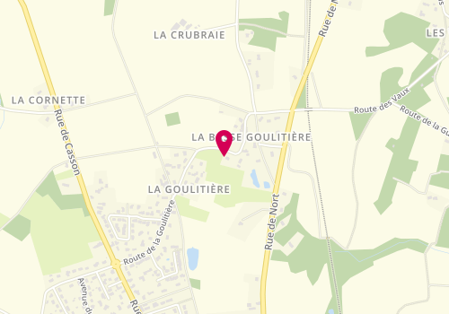 Plan de Entreprise de Peinture Blin-Hercent, 52 Route de la Goulitière, 44240 Sucé-sur-Erdre