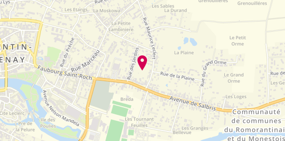 Plan de CARISMIER Jean Luc, 48 avenue de Salbris, 41200 Romorantin-Lanthenay