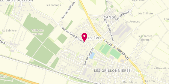 Plan de Entreprise Prevost Damien, 32 Rue du Gros Buisson, 37270 Saint-Martin-le-Beau