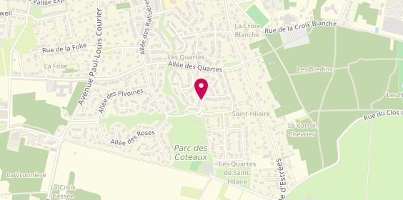 Plan de Aux Couleurs d'Eden, 22 Rue Jean Jaurès, 37270 Montlouis-sur-Loire