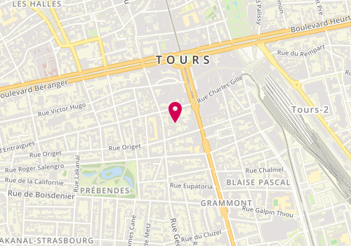 Plan de Les Toitures Val de Loire, 58 Rue George Sand, 37000 Tours