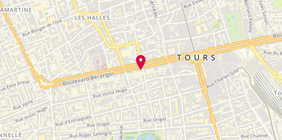 Plan de Ateliers Cobalt, 48 Boulevard Béranger, 37000 Tours