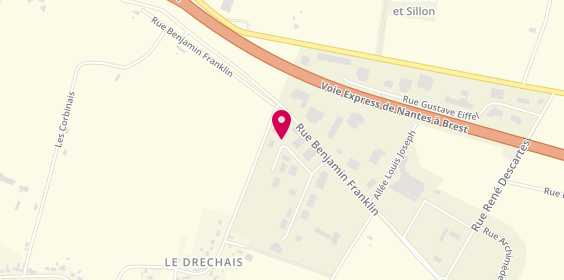 Plan de Dsl Oheix Facade, Zone Artisanale Abbaye 3
10 Rue des Freres Lumiere, 44160 Pontchâteau