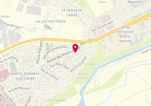 Plan de Astuce Service, 6 Rue des Roses, 49130 Sainte-Gemmes-sur-Loire