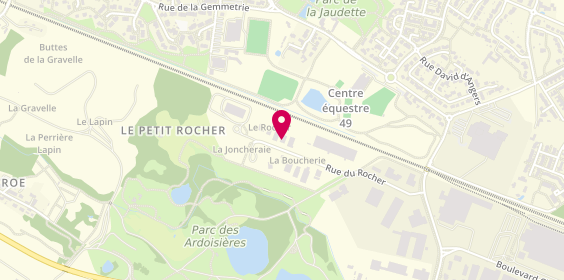 Plan de APB Décoration, Zone Industrielle Aubinière
12 Rue du Rocher, 49124 Saint-Barthélemy-d'Anjou