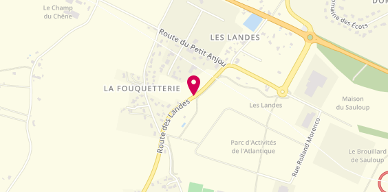Plan de TTP Décoration, Les Landes, 49170 Saint-Léger-des-Bois