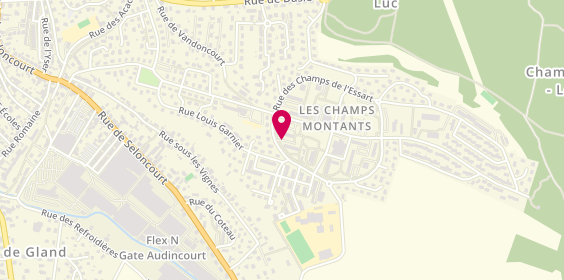 Plan de Andjel Services, 1 Rue Champs de l'Essart, 25400 Audincourt