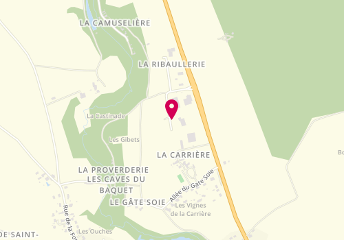 Plan de Smt Societe de Maconnerie Tourangelle, Zone Industrielle 
La Ribaullerie, 37390 Charentilly