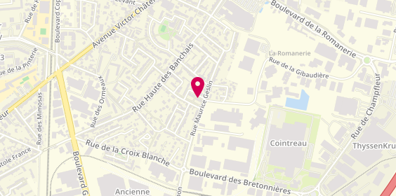 Plan de Abosobaa Moussa, 18 Rue Sylvie Pavillon, 49100 Angers