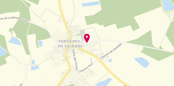 Plan de EMERY Patricia, 131 Route Bauzy, 41250 Fontaines-en-Sologne
