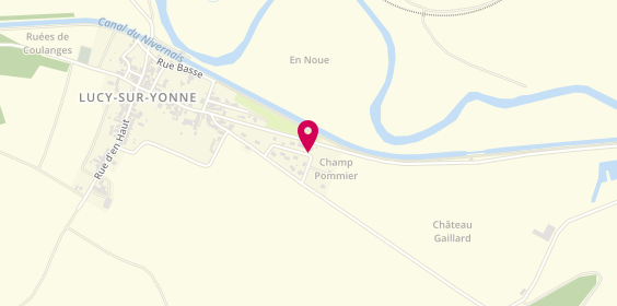 Plan de BOUTAUT Denis, 9 Champ Pommier, 89480 Lucy-sur-Yonne