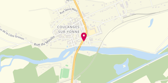 Plan de BOUFFARD Jean Marc, 4 Rue du Dr Collinot, 89480 Coulanges-sur-Yonne