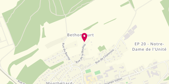 Plan de Selli Jean, 17 Route D&#039;Hericourt, 25200 Bethoncourt