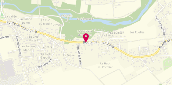 Plan de Vincent Peinture, 152 Route de Chambord, 41350 Vineuil