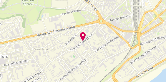 Plan de Toutravaux, 39 Bis Rue de Cabochon, 41000 Blois
