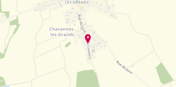 Plan de Eglinger Christel, 8 Rue Cimetière, 90100 Chavannes-les-Grands