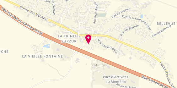 Plan de 2B Rénov', 3 Rue du Trestale, 56190 La Trinité-Surzur