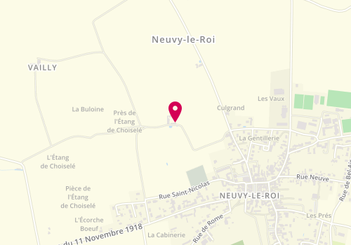 Plan de OGER Jacky, La Baudelière, 37370 Neuvy-le-Roi