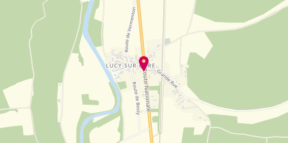 Plan de Kucharski Thierry, Route Nationale, 89270 Lucy-sur-Cure