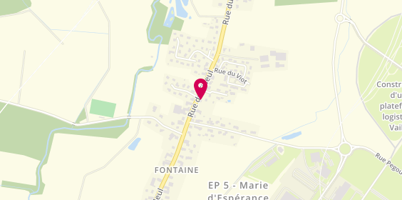Plan de Kouadria Fteh, 55 Rue Tilleul, 90150 Fontaine