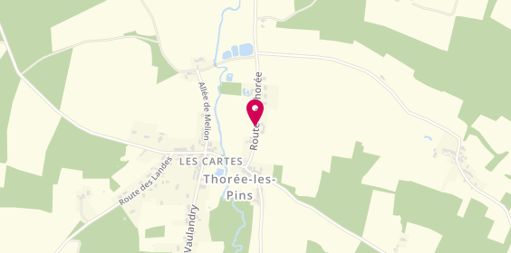 Plan de Eric Joubert, 8 Route de Thoree, 72800 Thorée-les-Pins