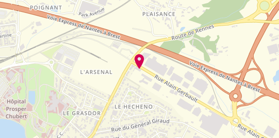 Plan de Spro, Zone Industrielle du Prat
6 Rue Alain Gerbault, 56000 Vannes