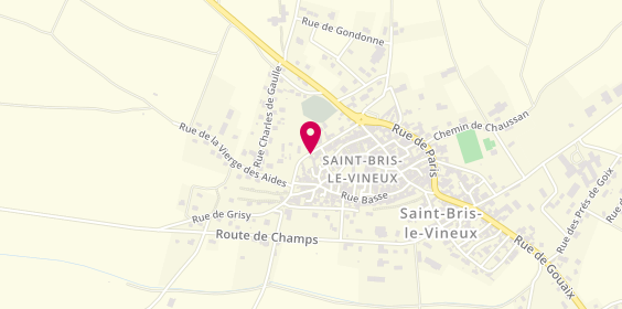 Plan de Didier Duret, 7 promenade des Tilleuls, 89530 Saint-Bris-le-Vineux