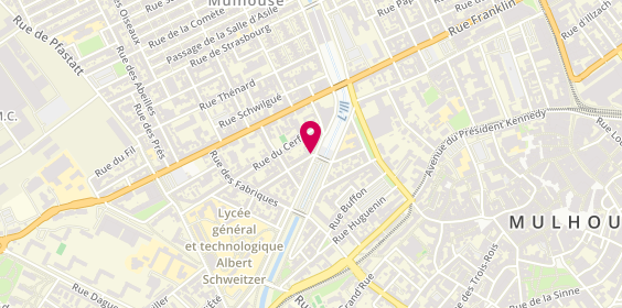 Plan de Granicer, 43 Rue de la Fidelite, 68200 Mulhouse