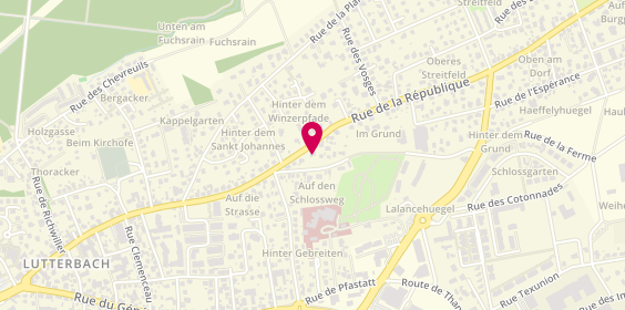 Plan de Er Bat 68, 108 Rue Aristide Briand, 68460 Lutterbach