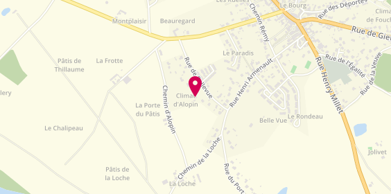 Plan de LEGUEULLE Eric, 129 Rue Bellevue, 45570 Ouzouer-sur-Loire