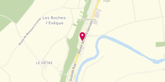 Plan de MARTIN Stéphane, 11 Route Saint Gervais, 41800 Les Roches-l'Évêque