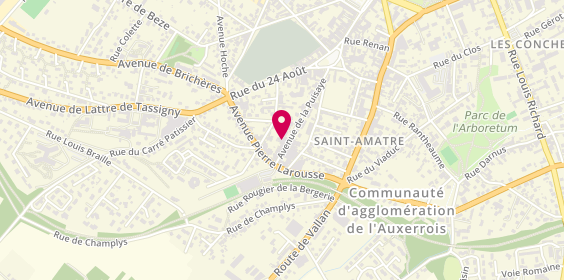 Plan de NS.Déco, 32 avenue de la Puisaye, 89000 Auxerre