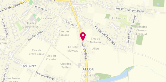 Plan de MARLET Laurent, 461 Rue Allou, 45640 Sandillon