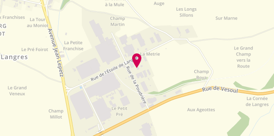 Plan de Stramare, Zone Industrielle Les Franchises
Rue de la Poudrière, 52200 Langres